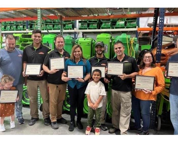 Awards given to SERVPRO of East Davie/Cooper City's employees